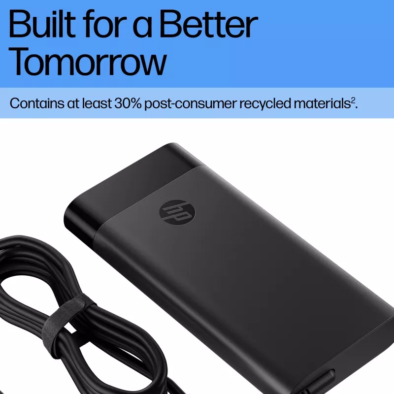 HP 230 W Smart Netzteil (AQ9X8AA) für Laptops, Innenbereich, 115 V Eingang, 4,5 mm, EU-Stecker, Schwarz