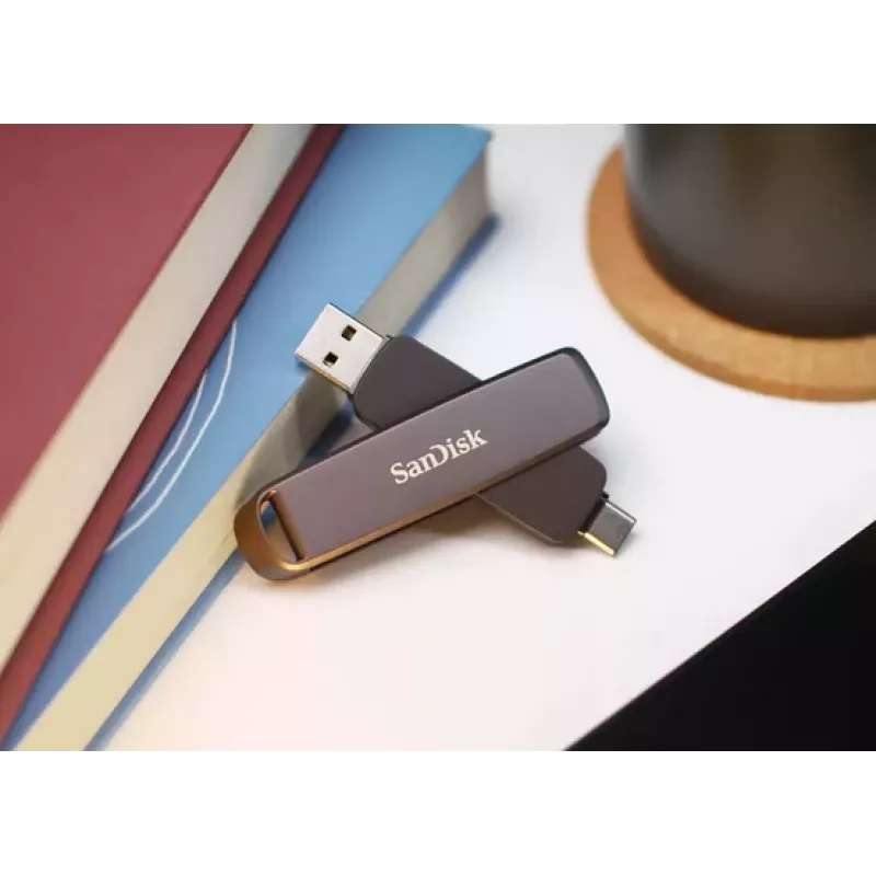 WESTERN DIGITAL SanDisk Extreme Pro Dual Drive – 512 GB USB-Stick – Metallgehäuse 1000/900 MB/s