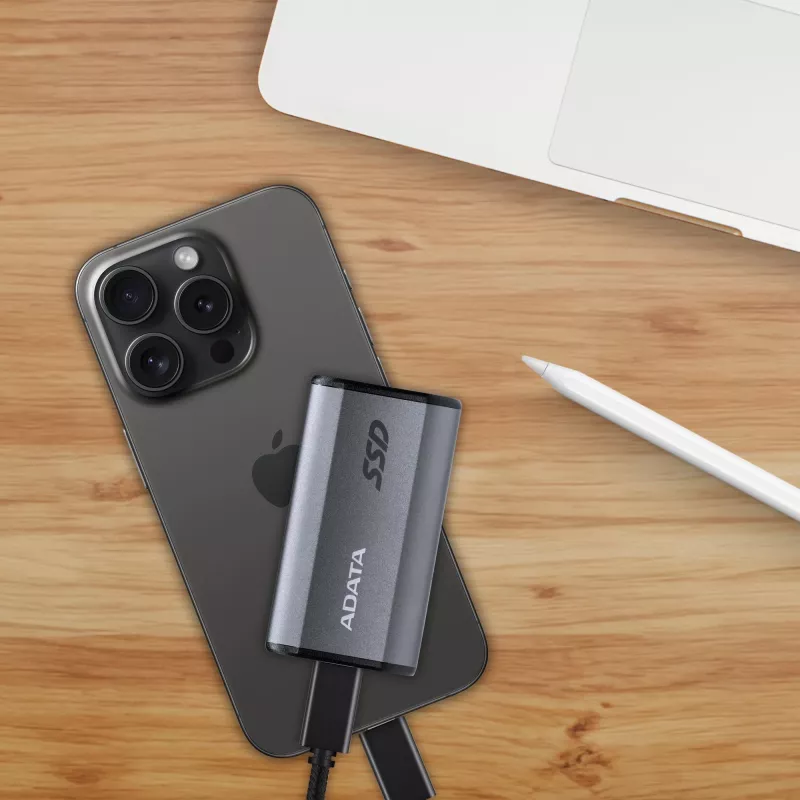 ADATA SE880 1 TB USB Type-C 3.2 Gen 2 (3.1 Gen 2) Grau