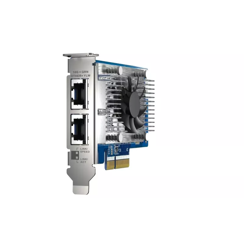 QNAP QXG-10G2T-X710 Dual-Port-10GbE-RJ45-PCIe-Netzwerkkarte