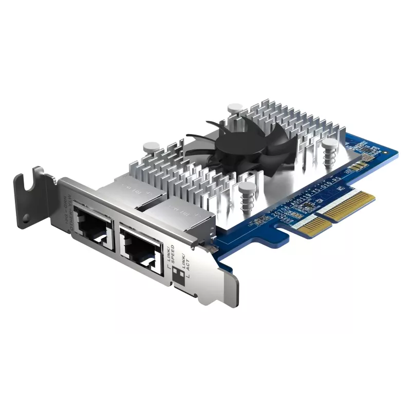 QNAP QXG-10G2T-X710 Dual-Port-10GbE-RJ45-PCIe-Netzwerkkarte