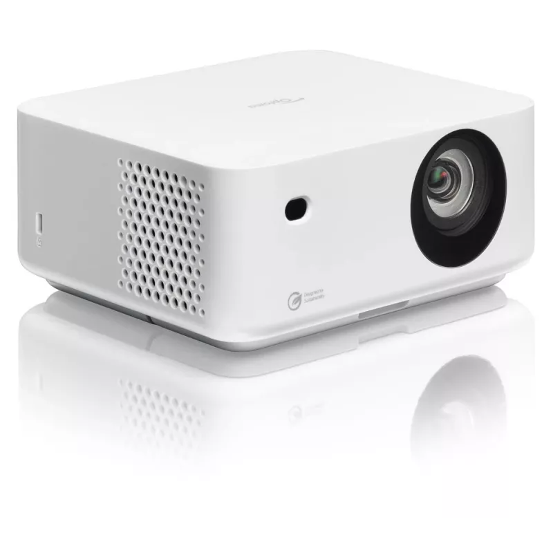 Optoma ML1080ST tragbarer Kurzdistanz-Laser-DLP-Projektor, Full HD 1920x1080, 1200 lm, USB-C, IPX5, Weiß