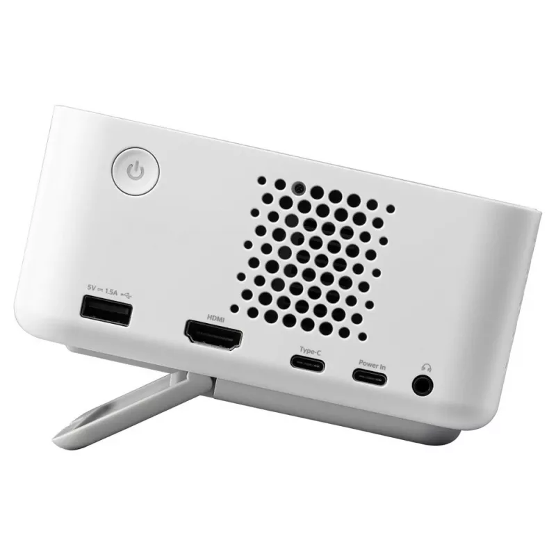 Optoma ML1080ST tragbarer Kurzdistanz-Laser-DLP-Projektor, Full HD 1920x1080, 1200 lm, USB-C, IPX5, Weiß