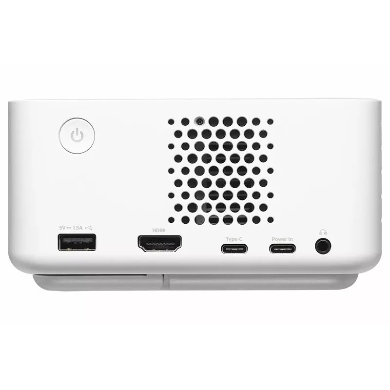 Optoma ML1080ST tragbarer Kurzdistanz-Laser-DLP-Projektor, Full HD 1920x1080, 1200 lm, USB-C, IPX5, Weiß