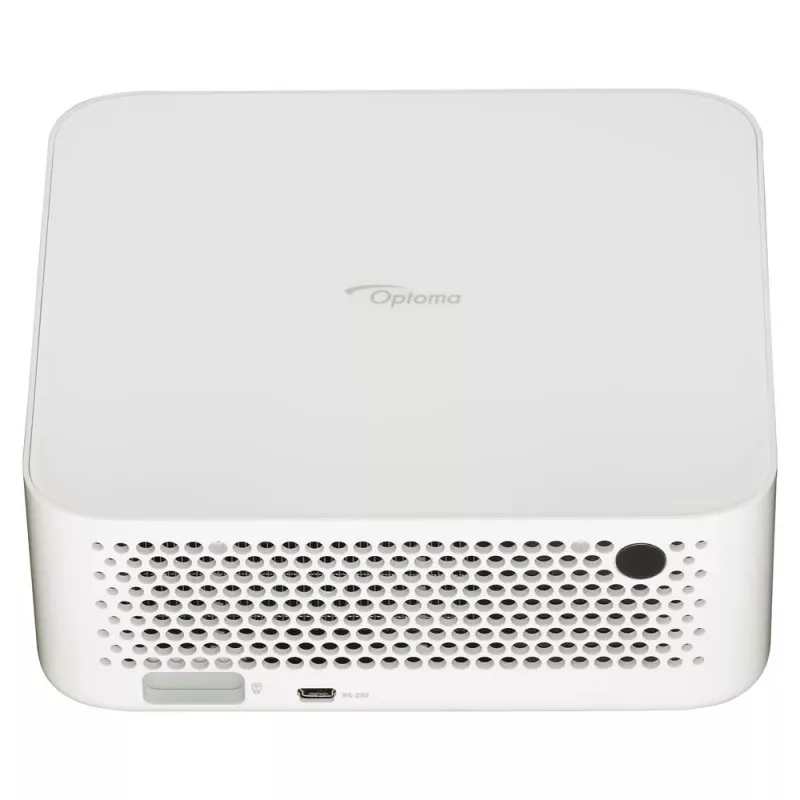 Optoma ML1080ST tragbarer Kurzdistanz-Laser-DLP-Projektor, Full HD 1920x1080, 1200 lm, USB-C, IPX5, Weiß
