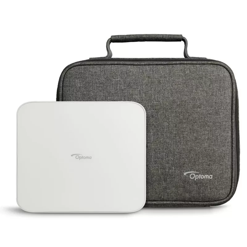 Optoma ML1080ST tragbarer Kurzdistanz-Laser-DLP-Projektor, Full HD 1920x1080, 1200 lm, USB-C, IPX5, Weiß