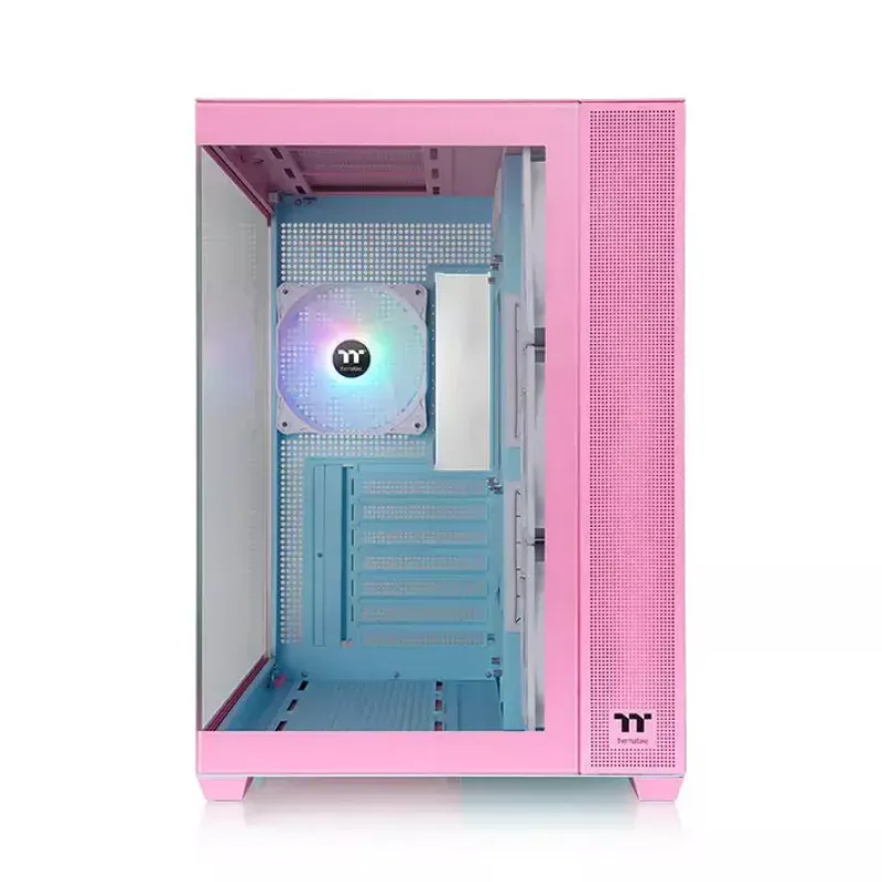 Thermaltake View 380 TG ARGB Midi-Tower PC-Gehäuse, Rosa (Bubble Pink)