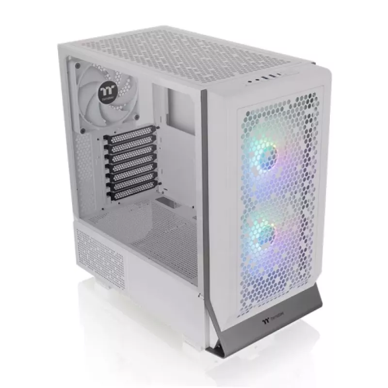 Thermaltake S250 TG ARGB Snow Mid-Tower PC-Gehäuse, Weiß