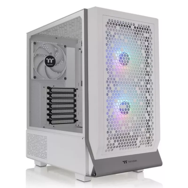 Thermaltake S250 TG ARGB Snow Mid-Tower PC-Gehäuse, Weiß