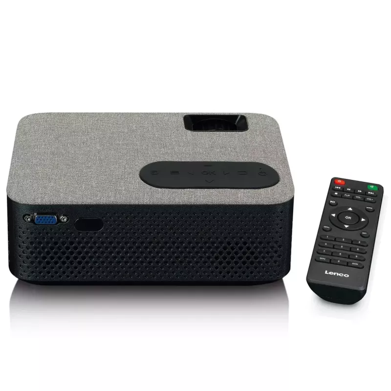 Lenco LPJ-700BKGY Standard-Beamer LED 1080p Schwarz
