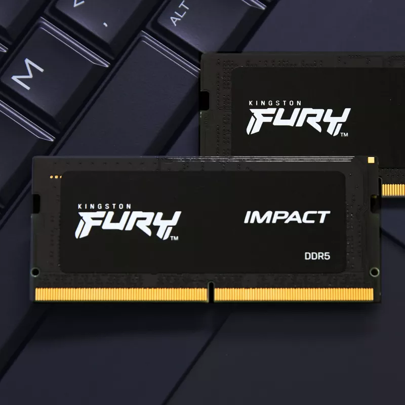 Kingston Technology FURY 32GB 6400MT/s DDR5 CL38 SODIMM (Kit of 2) Impact XMP