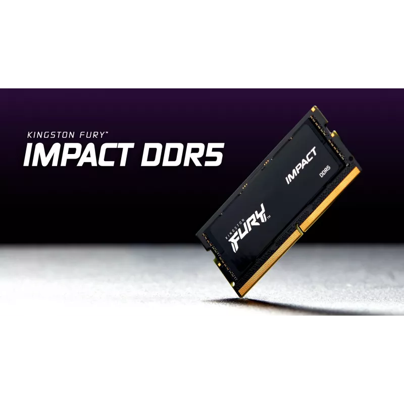 Kingston Technology FURY 32GB 6400MT/s DDR5 CL38 SODIMM (Kit of 2) Impact XMP
