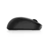 DELL Mobile Wireless Mouse – MS3320W - Schwarz, beidhändig, optisch, RF Wireless + Bluetooth, 1600 DPI, Schwarz