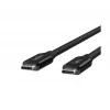 BELKIN USB4-Kabel USB-C / USB-C 40 Gbit/s 100 W 0,8 m Schwarz
