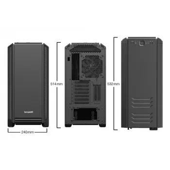 be quiet Silent Base 601 Window Midi Tower Schwarz