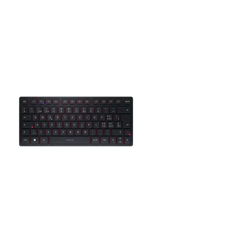 CHERRY KW 9200 MINI Tastatur Universal USB + RF Wireless + Bluetooth QWERTZ Swiss Schwarz