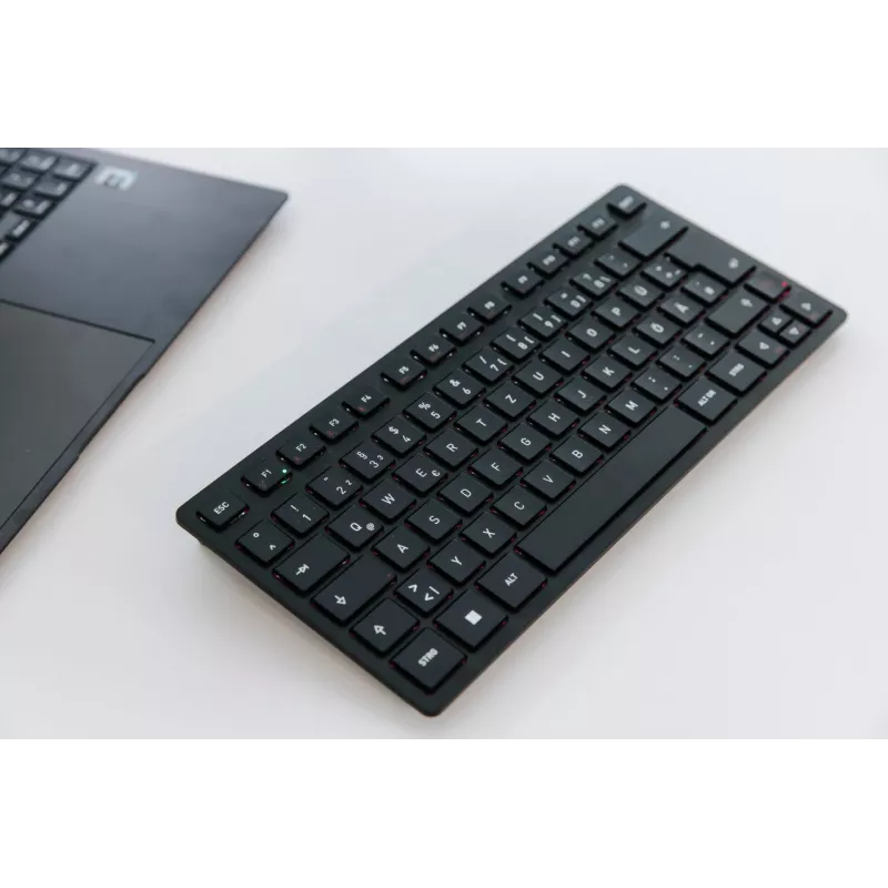 CHERRY KW 9200 MINI Tastatur Universal USB + RF Wireless + Bluetooth QWERTZ Swiss Schwarz