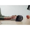 BakkerElkhuizen Evoluent D Medium Wireless, rechtshändig, vertikales Design, Laser, RF Wireless, 3200 DPI, Schwarz