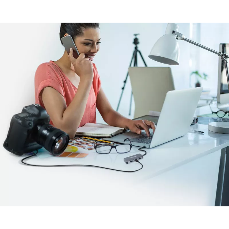 D-Link 6-in-1 USB-C Hub mit HDMI/Gigabit Ethernet/Power Delivery