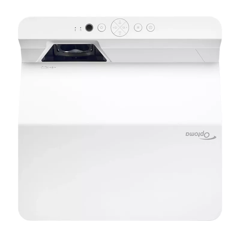 Optoma ZH430UST DLP-Laserprojektor Ultrakurzdistanz, Full HD 1920x1080, 4000 lm, 3D, Weiß