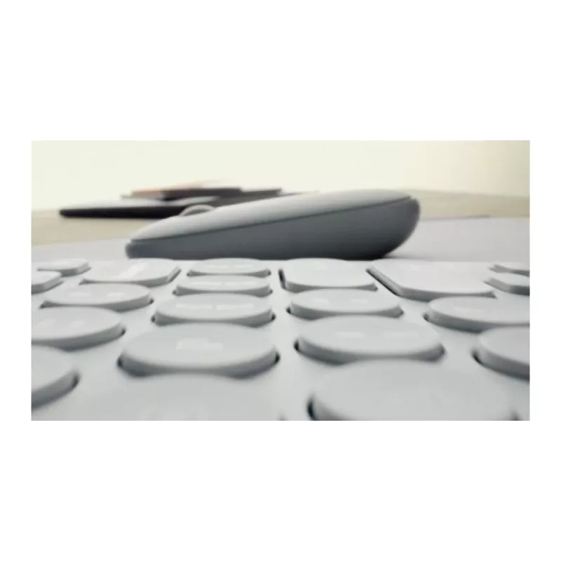 LOGITECH Pebble Keys 2 K380s - Kompakte Bluetooth-Tastatur - Tonal Rose - Qwerty Int