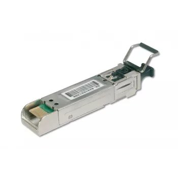 DIGITUS HP-kompatibles 1,25-Gbit/s-SFP-Modul, bis 20 km Singlemode, LC-Duplex-Stecker, 1000Base-LX, 1310 nm