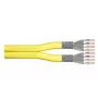 DIGITUS Installationskabel - CAT 7A - S/FTP - AWG 22/1 Duplex - 500m - gelb - B2ca
