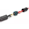 Digitus DN-93905-OD CAT 6A Außenanschluss RJ45 (Kupplung), IP68, Schwarz