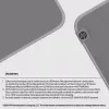 HP 105 desinfizierbares Mauspad, Grau, Monochromatisch, Polyester, Gummi