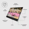 HP E-Series E14 G4 Portable Monitor, 35,6 cm (14 Zoll), 1920 x 1080 Pixel, Full HD, LCD, 5 ms, Silber