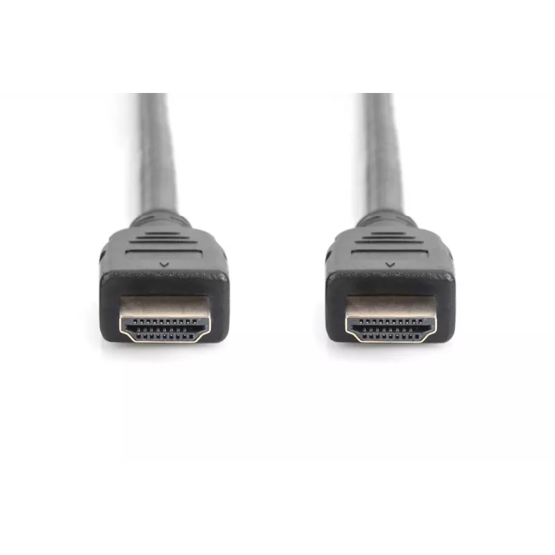 DIGITUS HDMI Ultra-High-Speed-Verbindungskabel, Typ A M/M, 2 m mit Ethernet, UHD 8K 60p, Schwarz