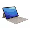 LOGITECH Combo Touch – Sand für iPad Pro 11 inch (1., 2., 3. Gen.) – Deutsch – QWERTZ