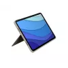 LOGITECH Combo Touch – Sand für iPad Pro 11 inch (1., 2., 3. Gen.) – Deutsch – QWERTZ