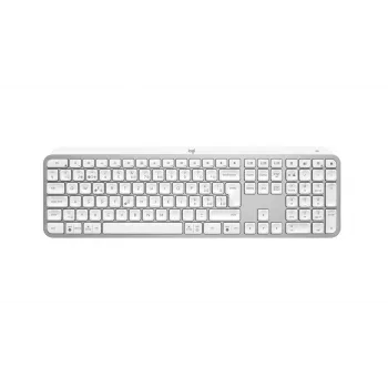 LOGITECH MX Keys S Tastatur Blassgrau Qwertz Suisse