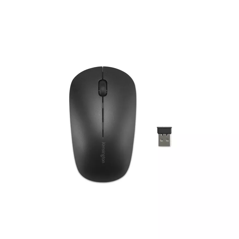 Kensington K75562DE, Kabellos, RF Wireless, Membran, QWERTZ, Schwarz, Maus enthalten