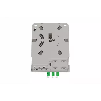 DIGITUS FTTH Heimverteilereinheit. 3x LC/APC Duplex OS2. IP54. Spleißfertig