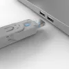 Lindy 40452 USB Typ-A Portblocker-Set, 4 Schlösser mit Schlüssel, Blau