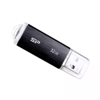 SILICON POWER Ultima U02 - 32 GB USB-Stick - USB 2.0 - Schwarz