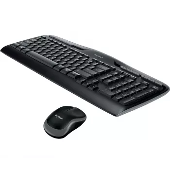 LOGITECH Wireless Desktop Mk330 – Schwarz – QWERTY UK