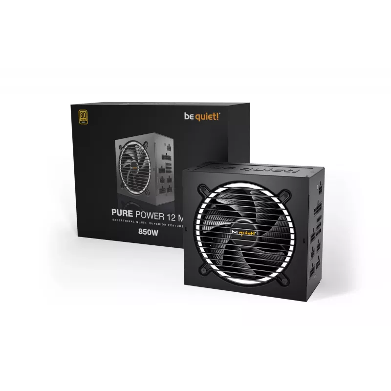 be quiet Pure Power 12 M Netzteil 850 W 20+4 pin ATX ATX Schwarz