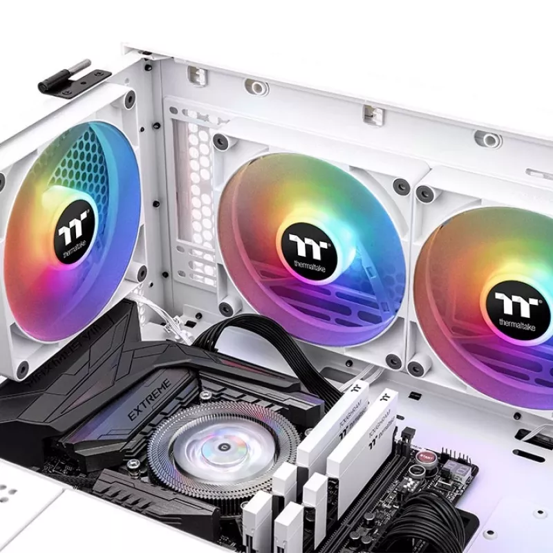 Fan Thermaltake TT CT140 ARGB Sync White 500-1500 RPM Hydrauliklager