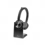 HP Poly Savi 7320 UC 8L553AA DECT-Headset, Stereo, On-Ear, kabellos, für Microsoft Teams zertifiziert, Schwarz