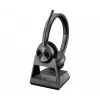 HP Poly Savi 7320 UC 8L553AA DECT-Headset, Stereo, On-Ear, kabellos, für Microsoft Teams zertifiziert, Schwarz