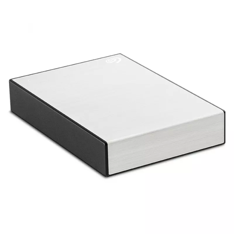 Seagate One Touch tragbare externe Festplatte (HDD), 5 TB, USB 3.0, Silber
