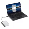 Seagate One Touch tragbare externe Festplatte (HDD), 5 TB, USB 3.0, Silber