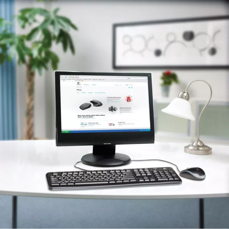 LOGITECH Tastatur K120 - Für Unternehmen Azerty Belgisch