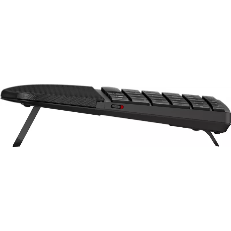 HP 685 Comfort Dual-Mode Tastatur 8T6L9UT#ABB, kabellos 2,4 GHz, Multi-Device, 23 programmierbare Tasten, Full-Size, QWERTY International Englisch, schwarz