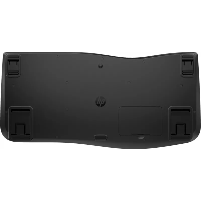 HP 685 Comfort Dual-Mode Tastatur 8T6L9UT#ABB, kabellos 2,4 GHz, Multi-Device, 23 programmierbare Tasten, Full-Size, QWERTY International Englisch, schwarz
