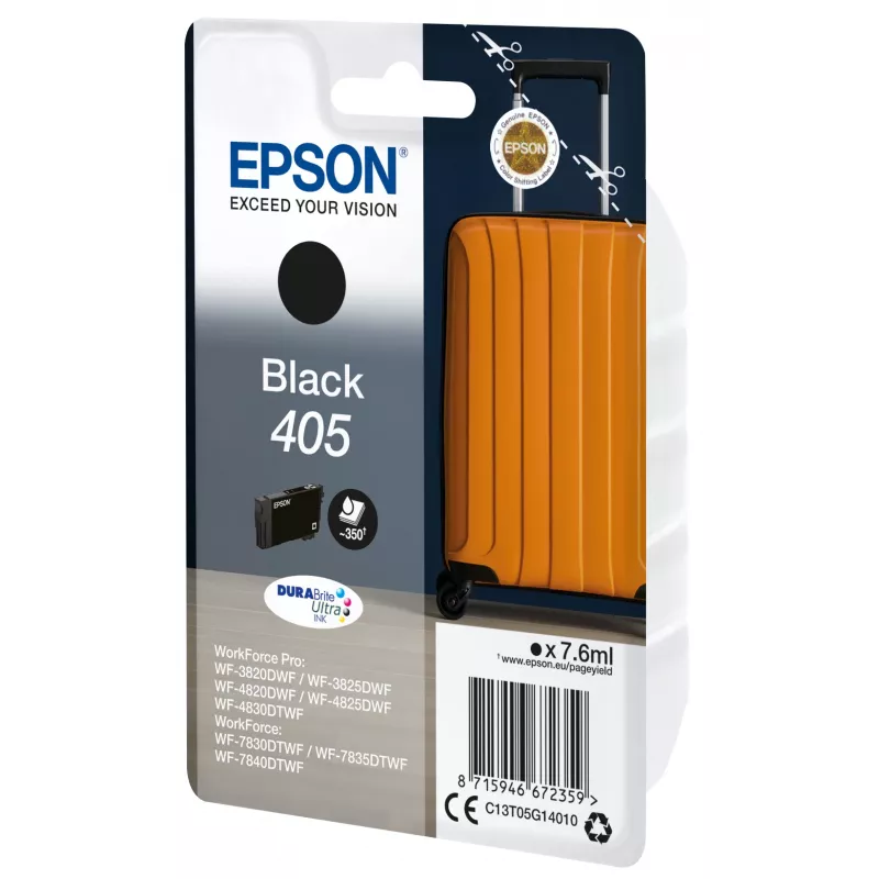 Epson 405 DURABrite Ultra Ink Tintenpatrone 1 Stück Original Standard Schwarz