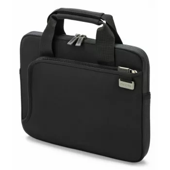 DICOTA Smart Skin – 12–12,5 Zoll Notebook-Sleeve – Schwarz / Neopren mit 100 % recyceltem Oberflächenstoff